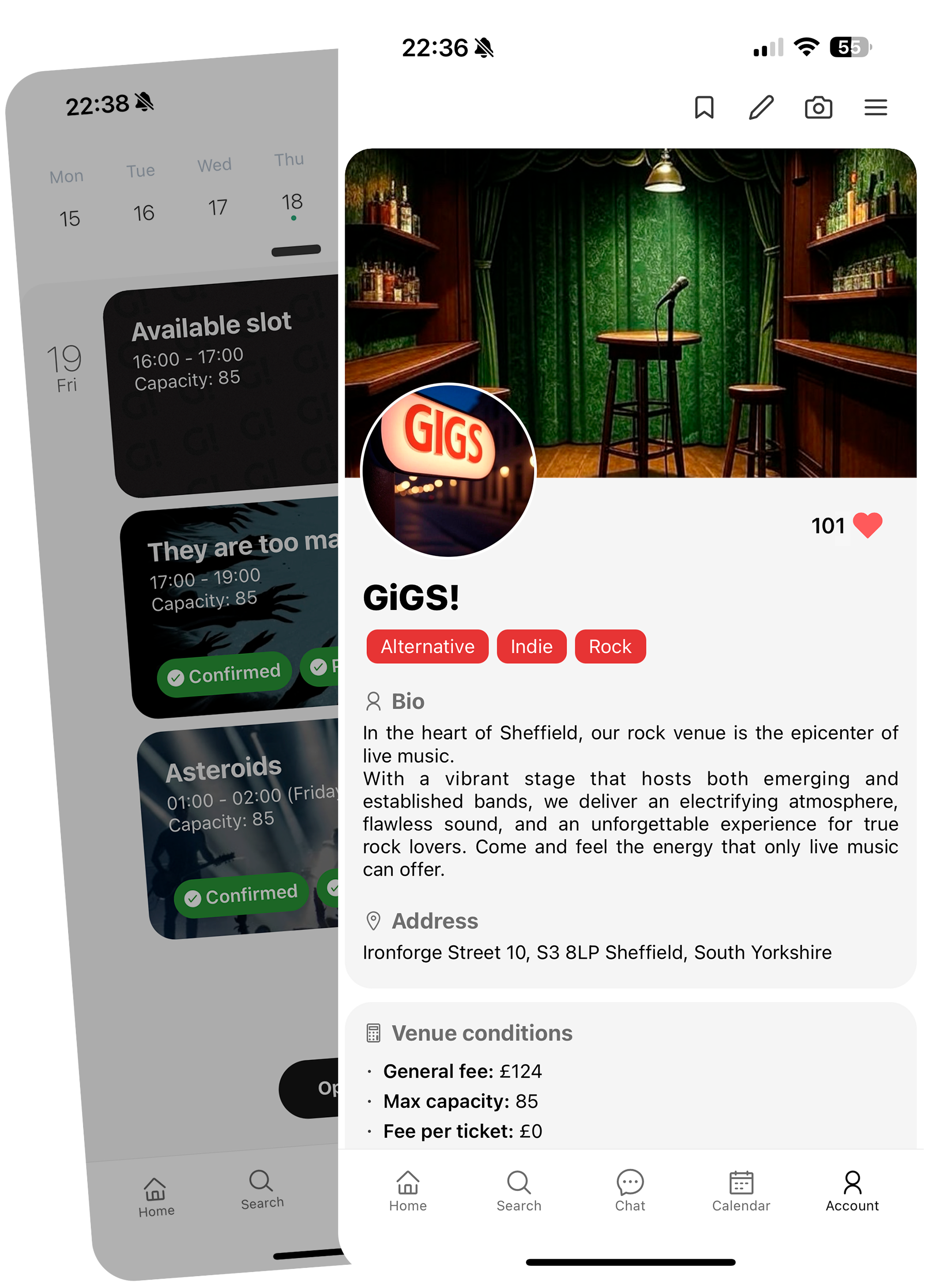 GiGS APP Event Planner